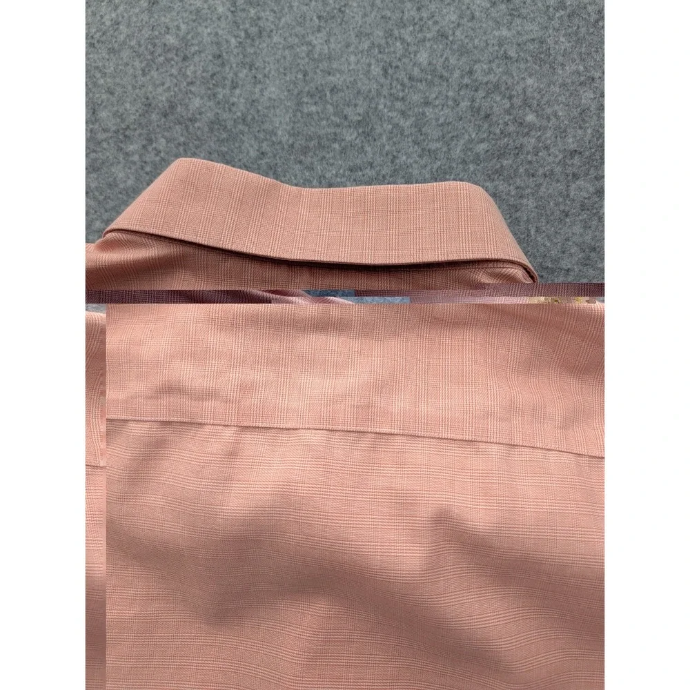 Banana Republic Men's Shirt Large Pink Button Up Non-iron Standard Fit